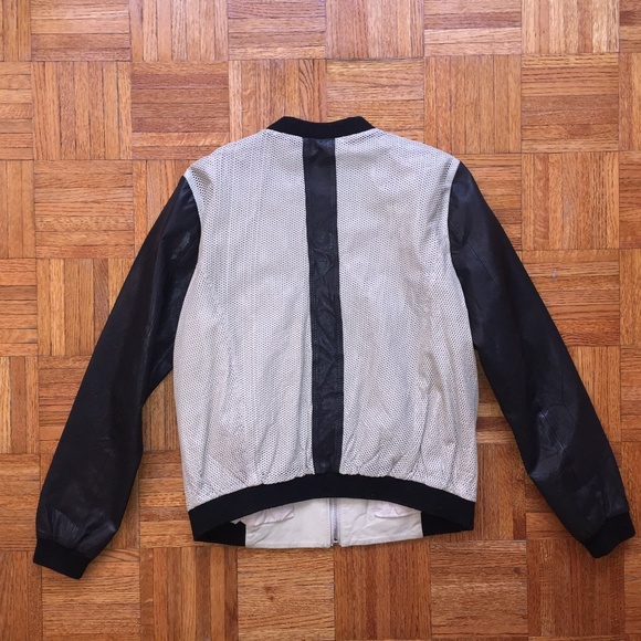 Andrew Marc NY  Eyelet  Leather Jacket - Picture 2 of 8